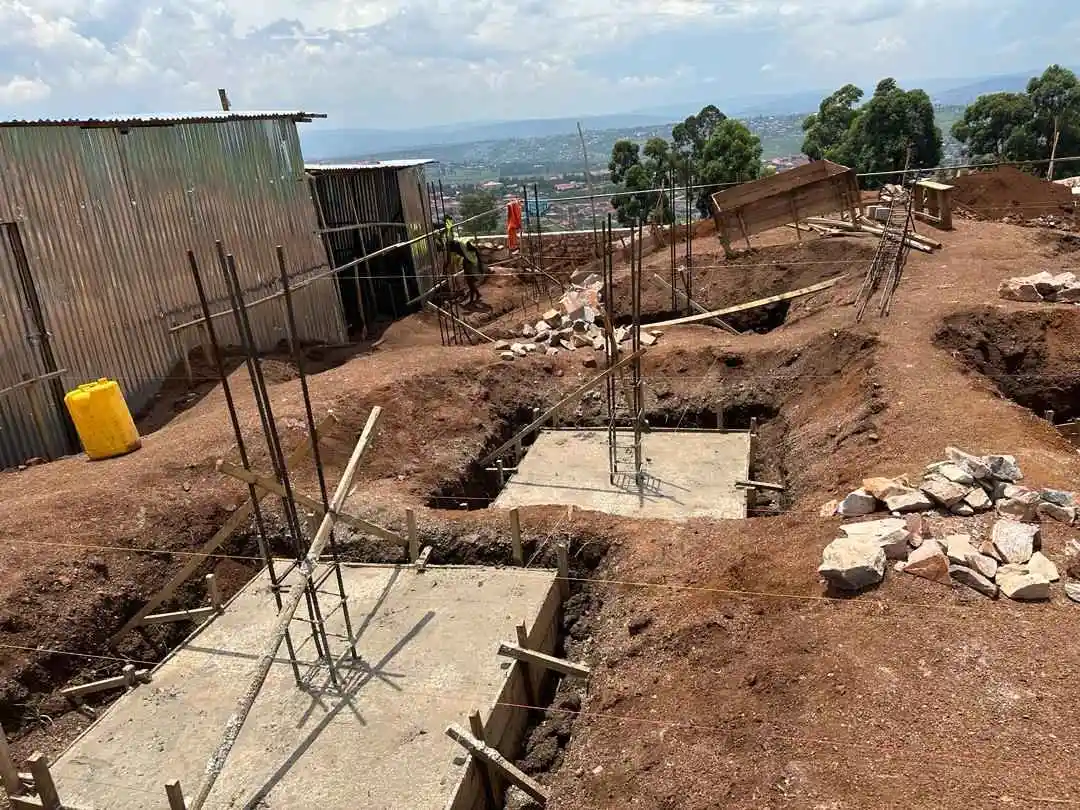A girl, and a train passing