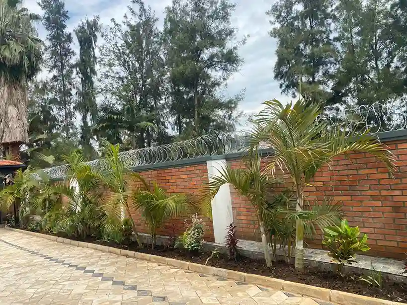 A girl, and a train passing