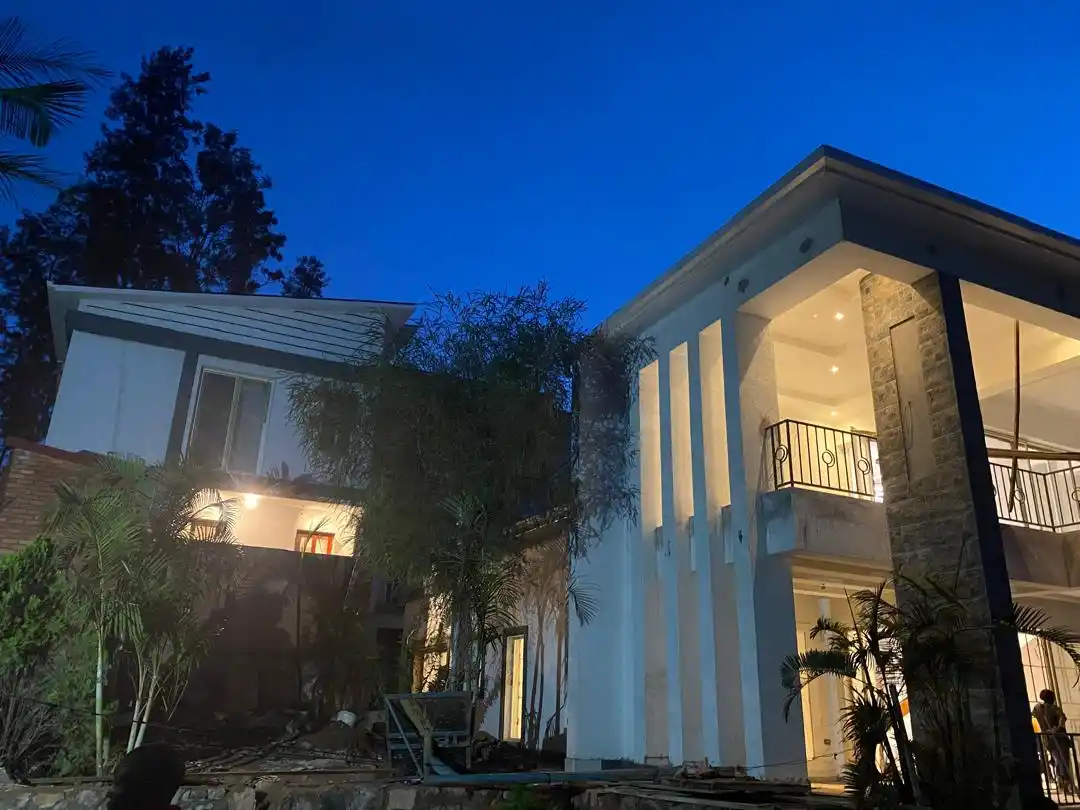 A girl, and a train passing