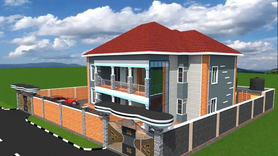 Waiting for the bus in the desert