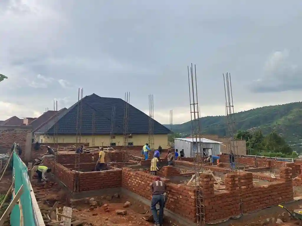 A girl, and a train passing