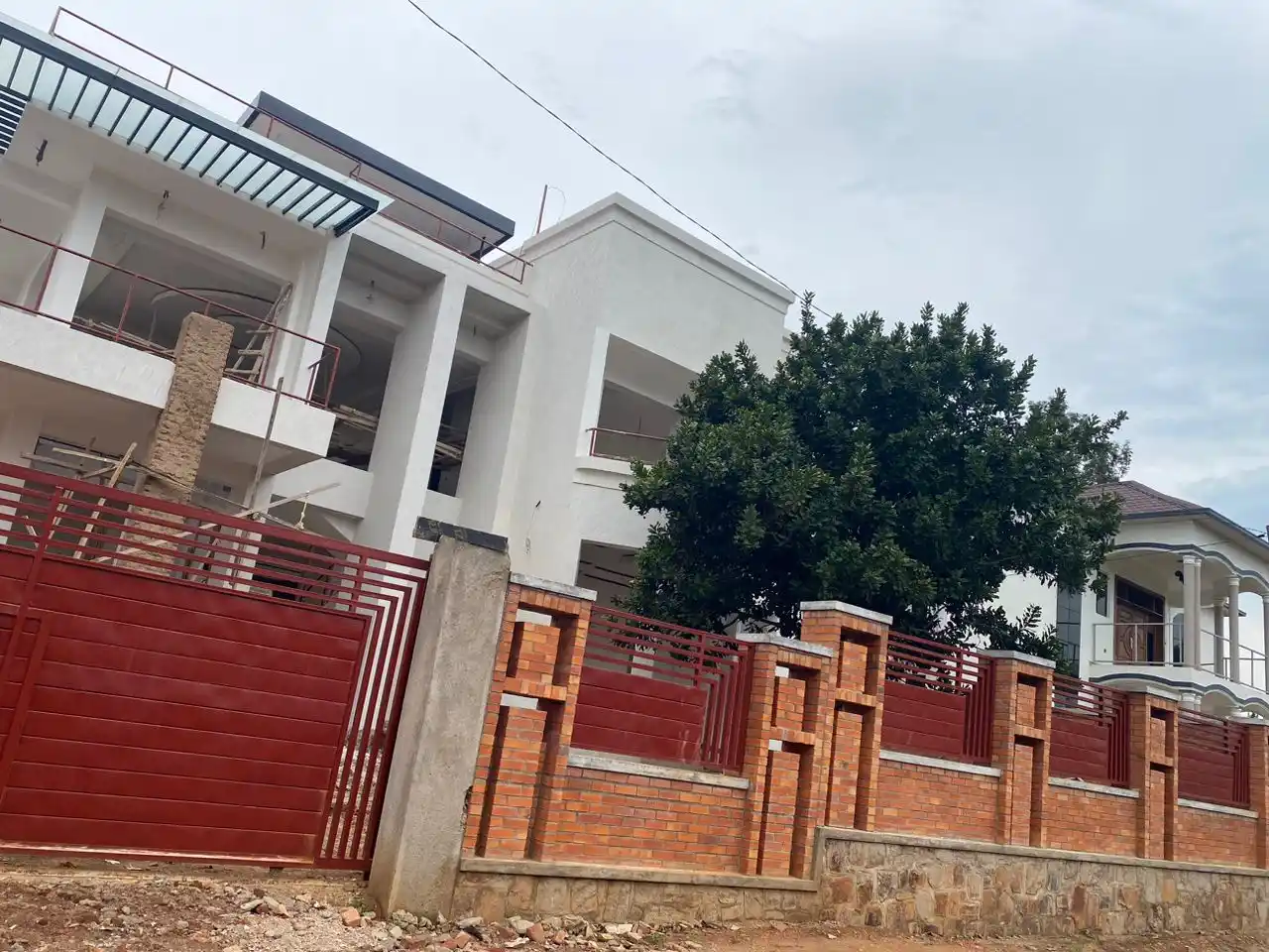 Waiting for the bus in the desert