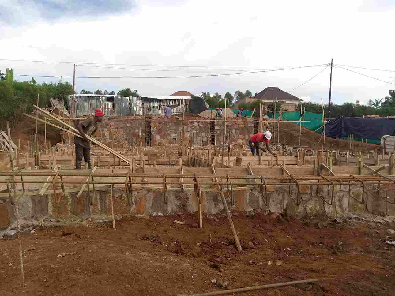 A girl, and a train passing