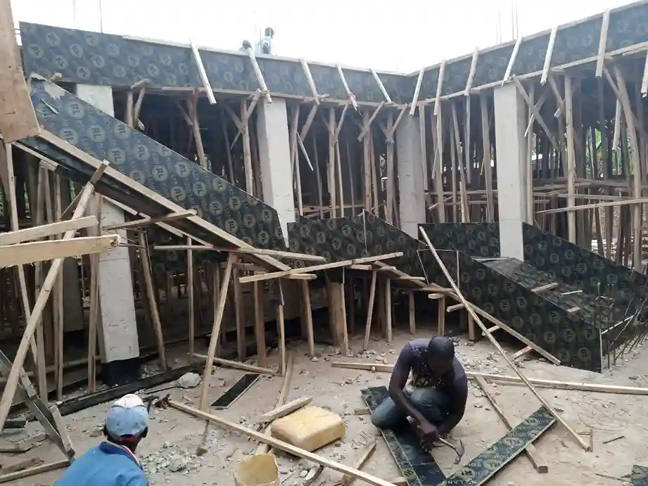 A girl, and a train passing